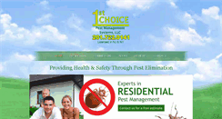 Desktop Screenshot of 1stchoicepestmgmt.com